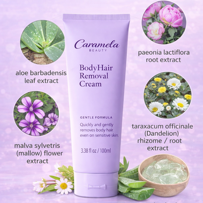 Caramela Beauty Body Hair Removal Cream - Gentle Formula